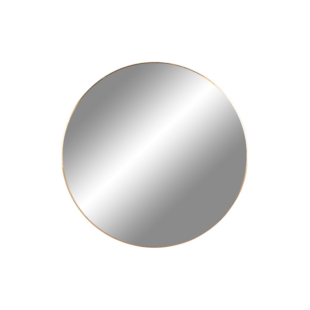 Jersey Spiegel rond in zwart of messing look 40/60/60/80