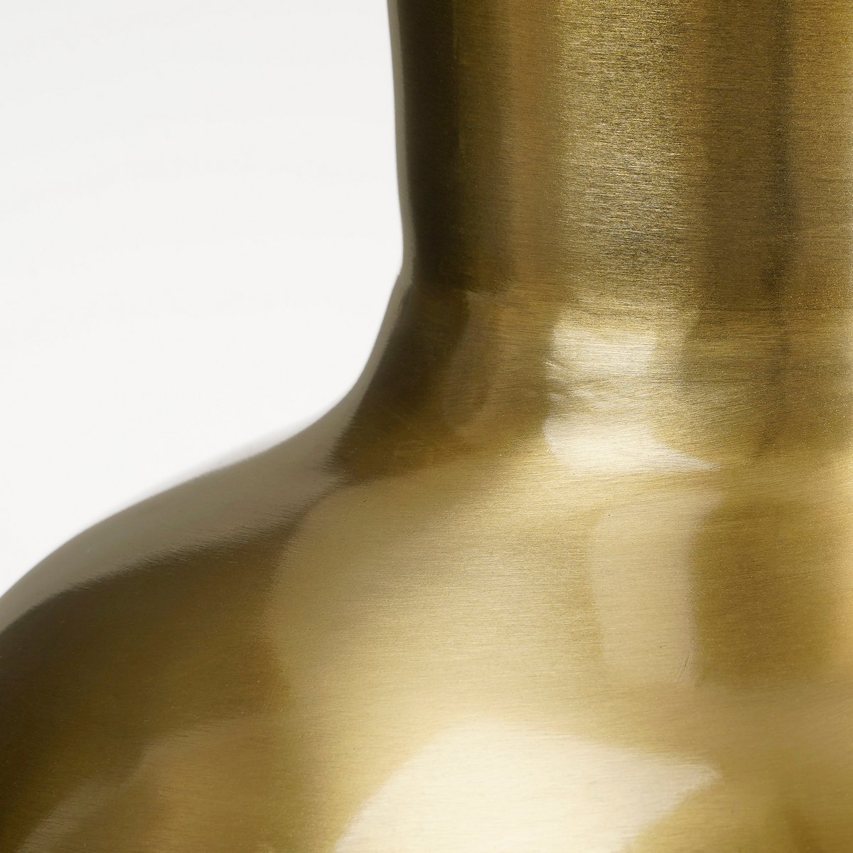 Vase Dara - H42 x Ø28 cm - Métal - Doré