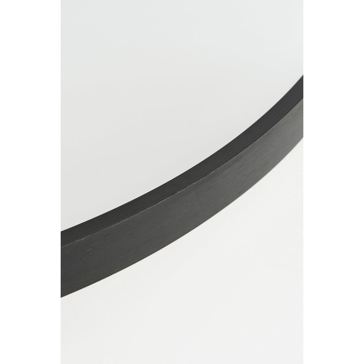 Rossi Wandspiegel - H3 x Ø60 cm - Metaal - Zwart |woon-meubel.nl