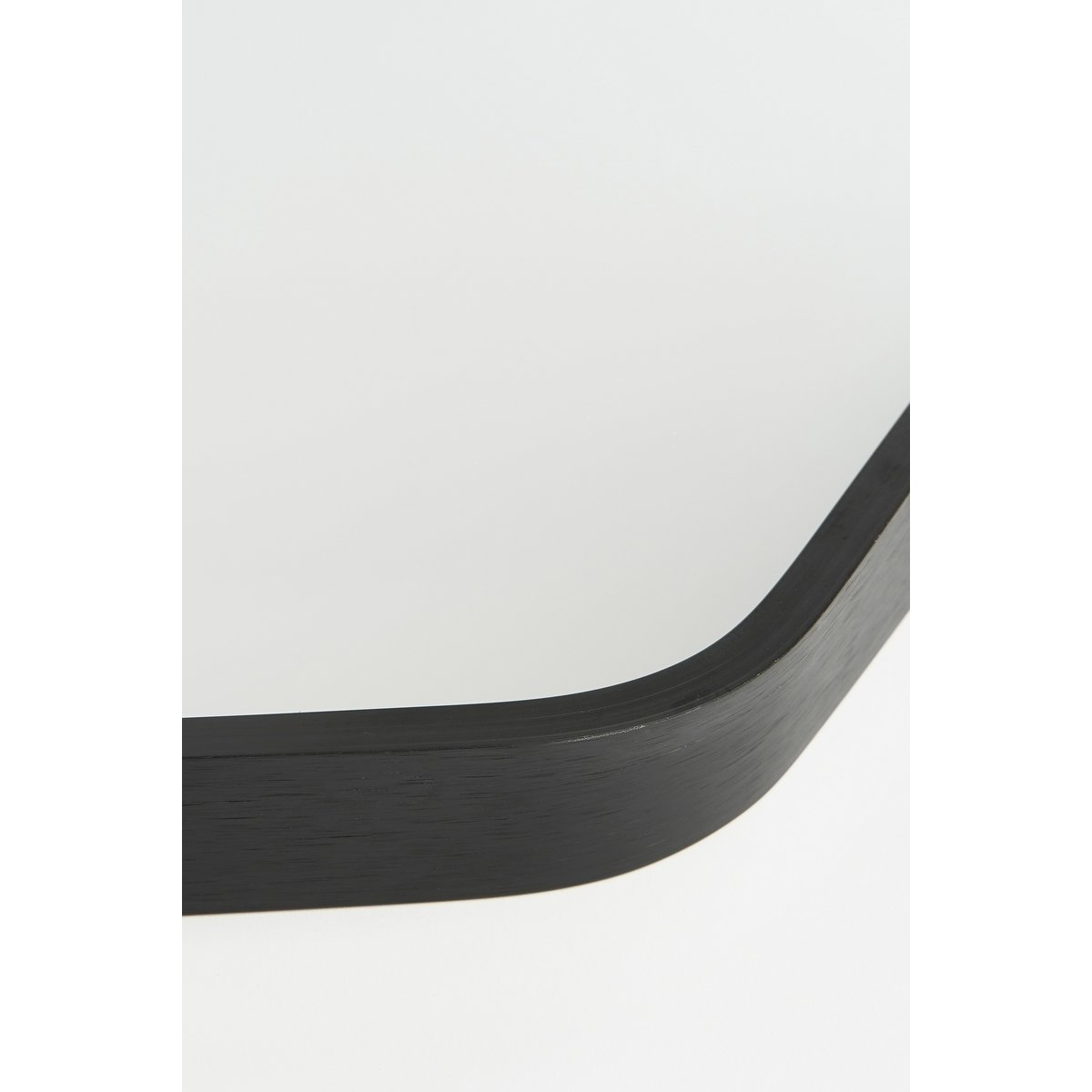 Rossi Wandspiegel - L80 x B71 cm - Metaal - Zwart |woon-meubel.nl