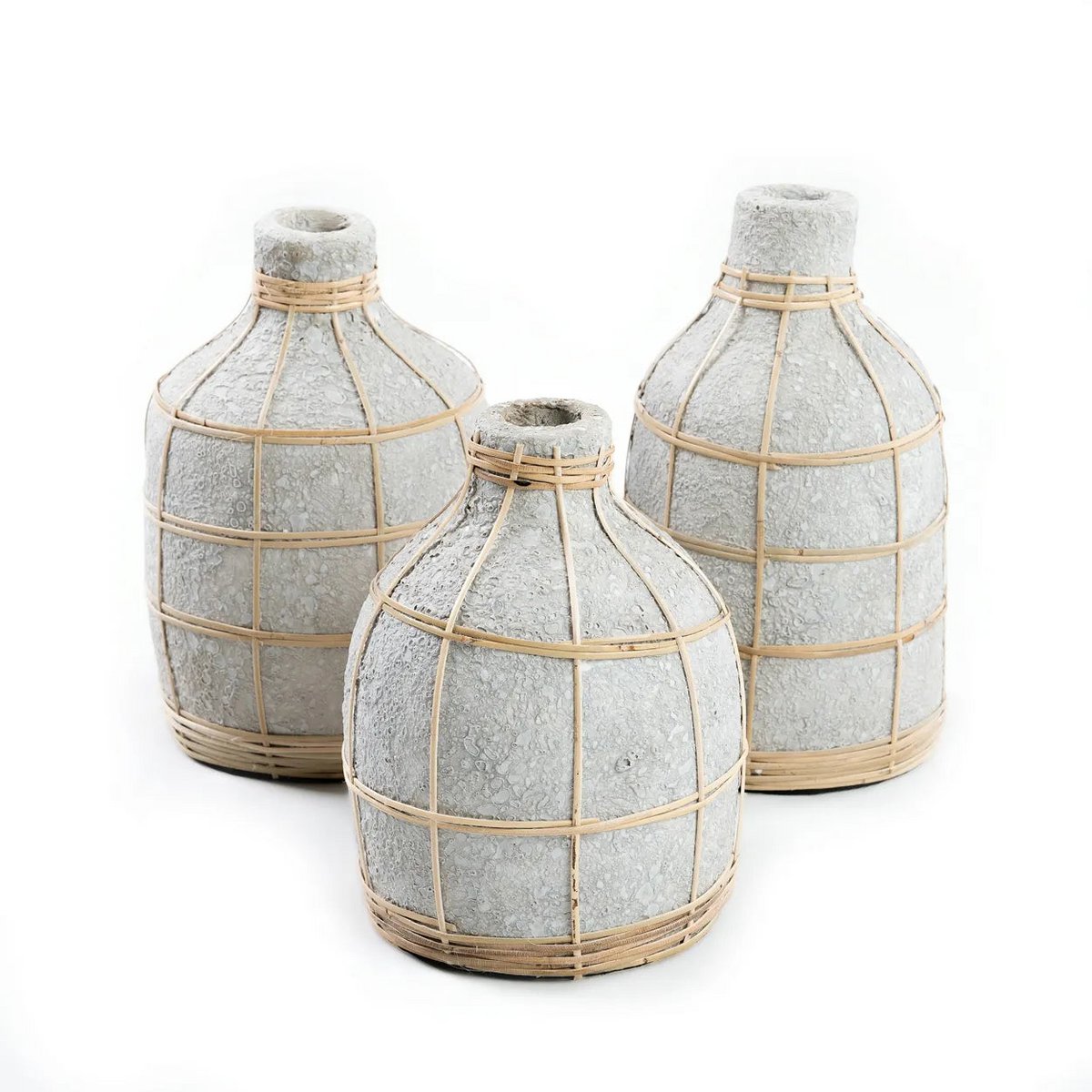 De Whoopy Vaas - Beton Naturel - L |woon-meubel.nl