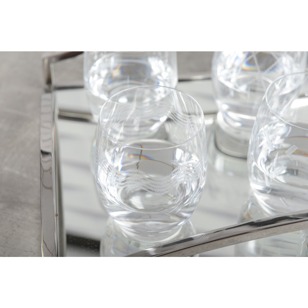 BASS Waterglazen – Set van 6 – Laag Model – Glas – 10 cm
