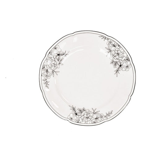 Bord - Les Fleurs - Newbone China - 19,5x19,5x1,2cm