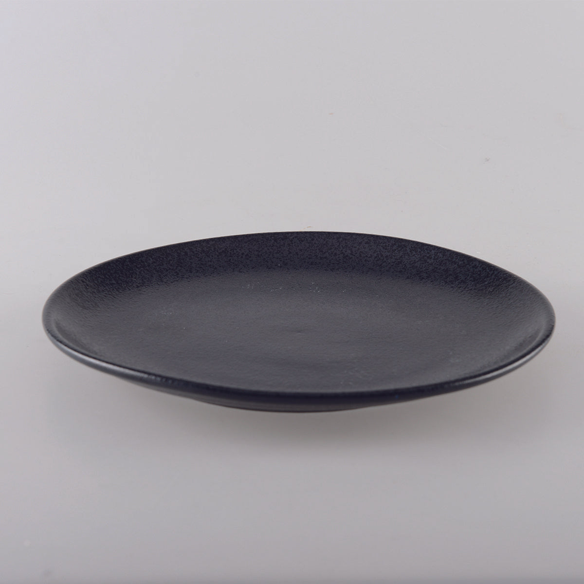 Zwarte Dessertplaat Ø20,8 cm met Glans – Porselein |woon-meubel.nl
