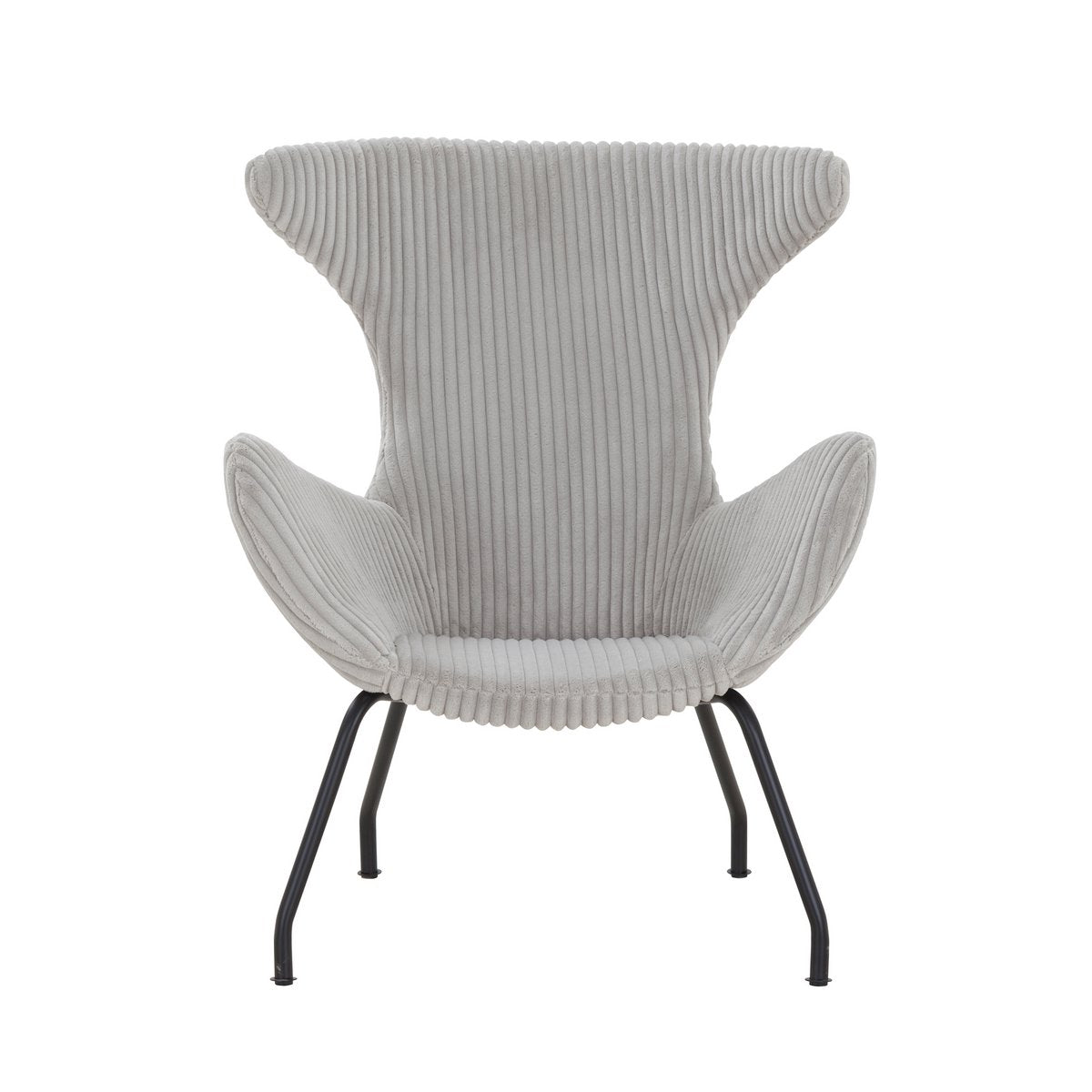 Relaxfauteuil Grijze structuurstof |woon-meubel.nl
