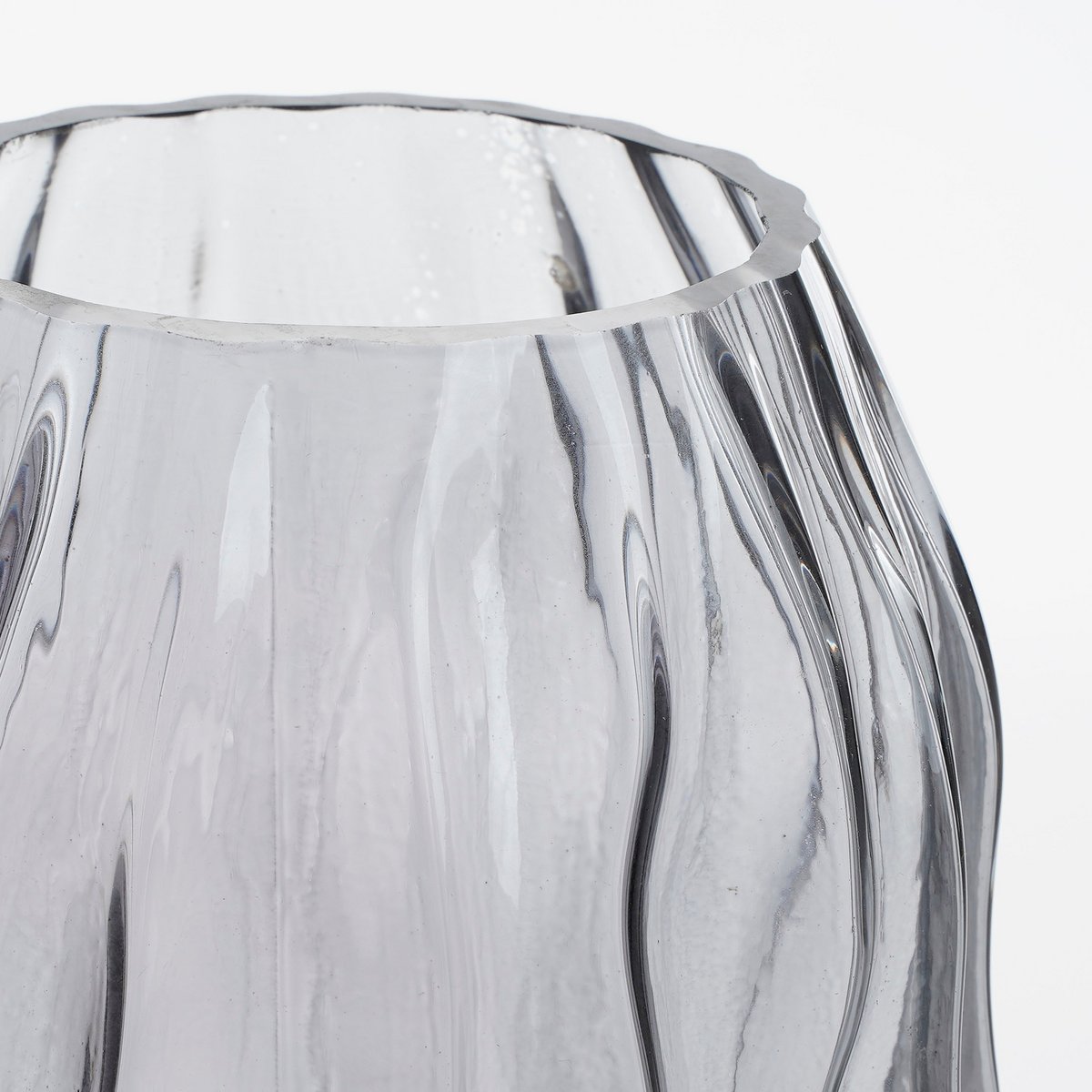 Feline Vase - H32 x Ø16 cm - Glass - Dark Brown