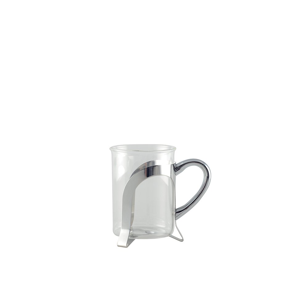 Glas met Zilveren Decor – 200 ml | www.woon-meubel.nl