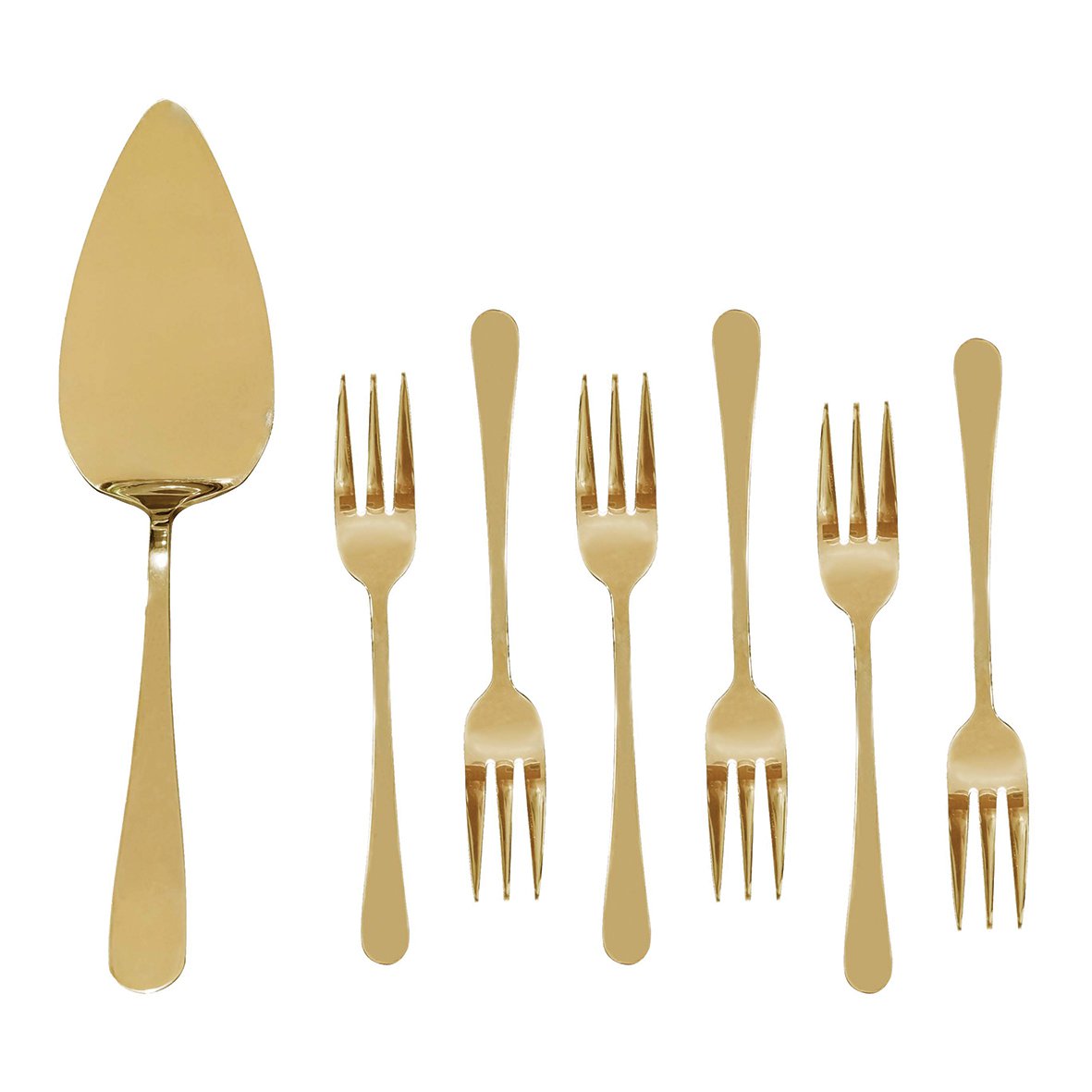 Gebakset Goud – 7-delige Set voor Desserts & Patisserie