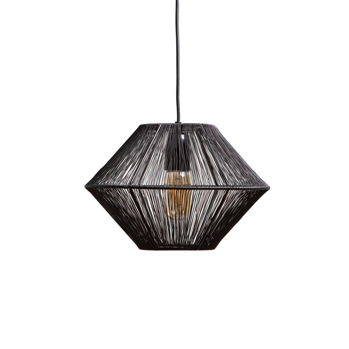 Pendant lamp CHARLY matt black Ø30x20cm