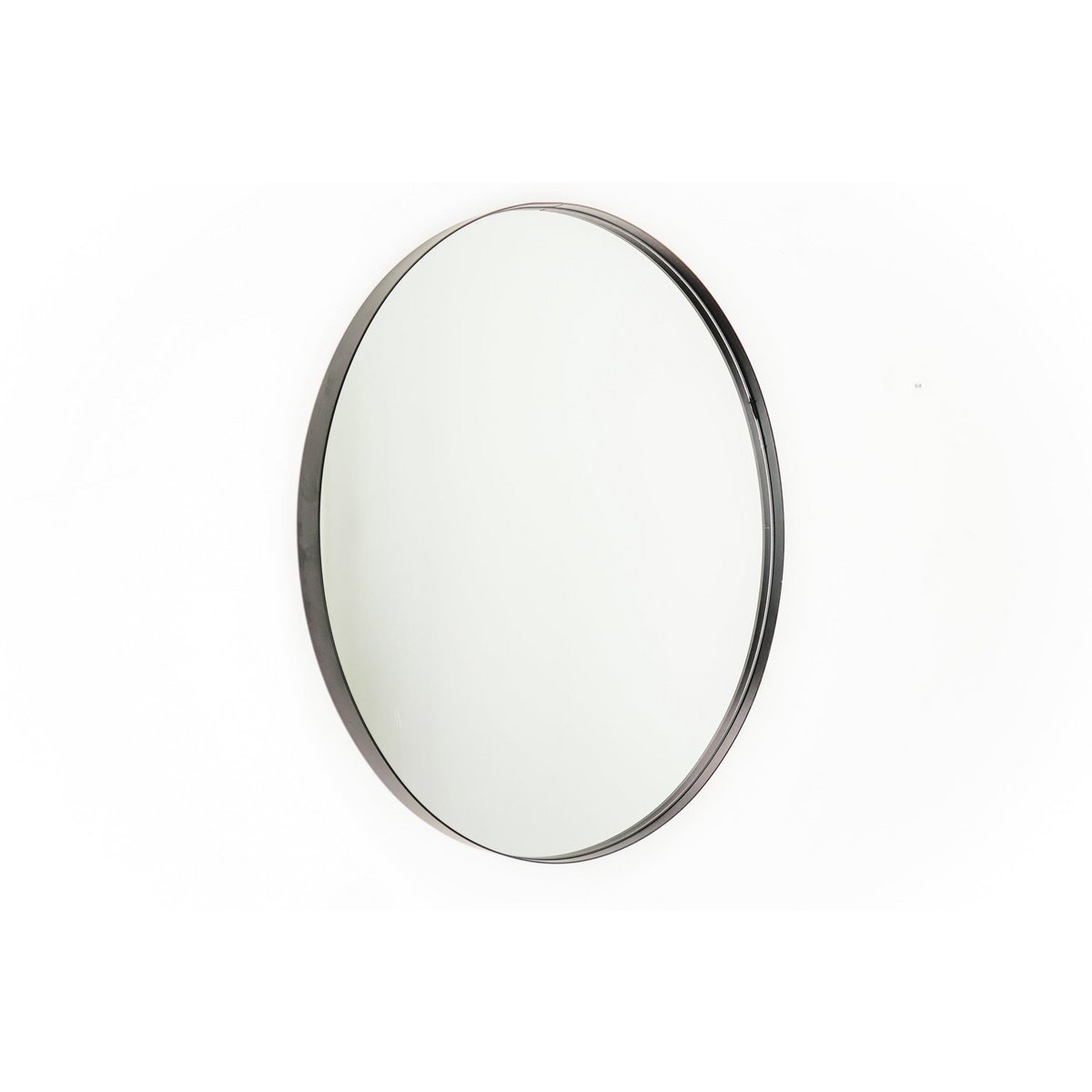 Mirror - Round Wall Mirror - Metal - Black - Ø60cm
