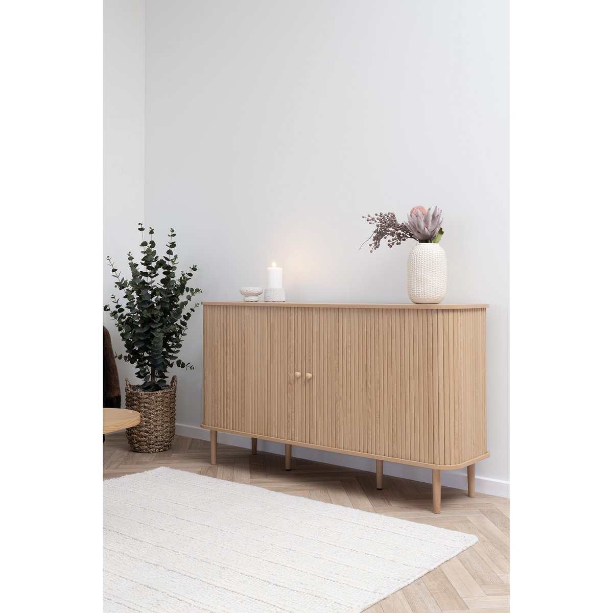 Buffet Nikko - Naturel, MDF/pin