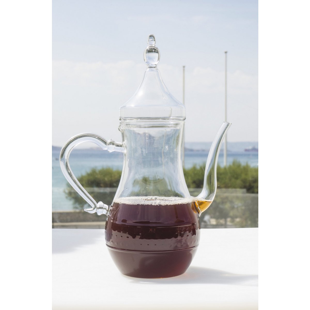 Glazen Theepot Aladin – 900 ml | Transparant Design |woon-meubel.nl