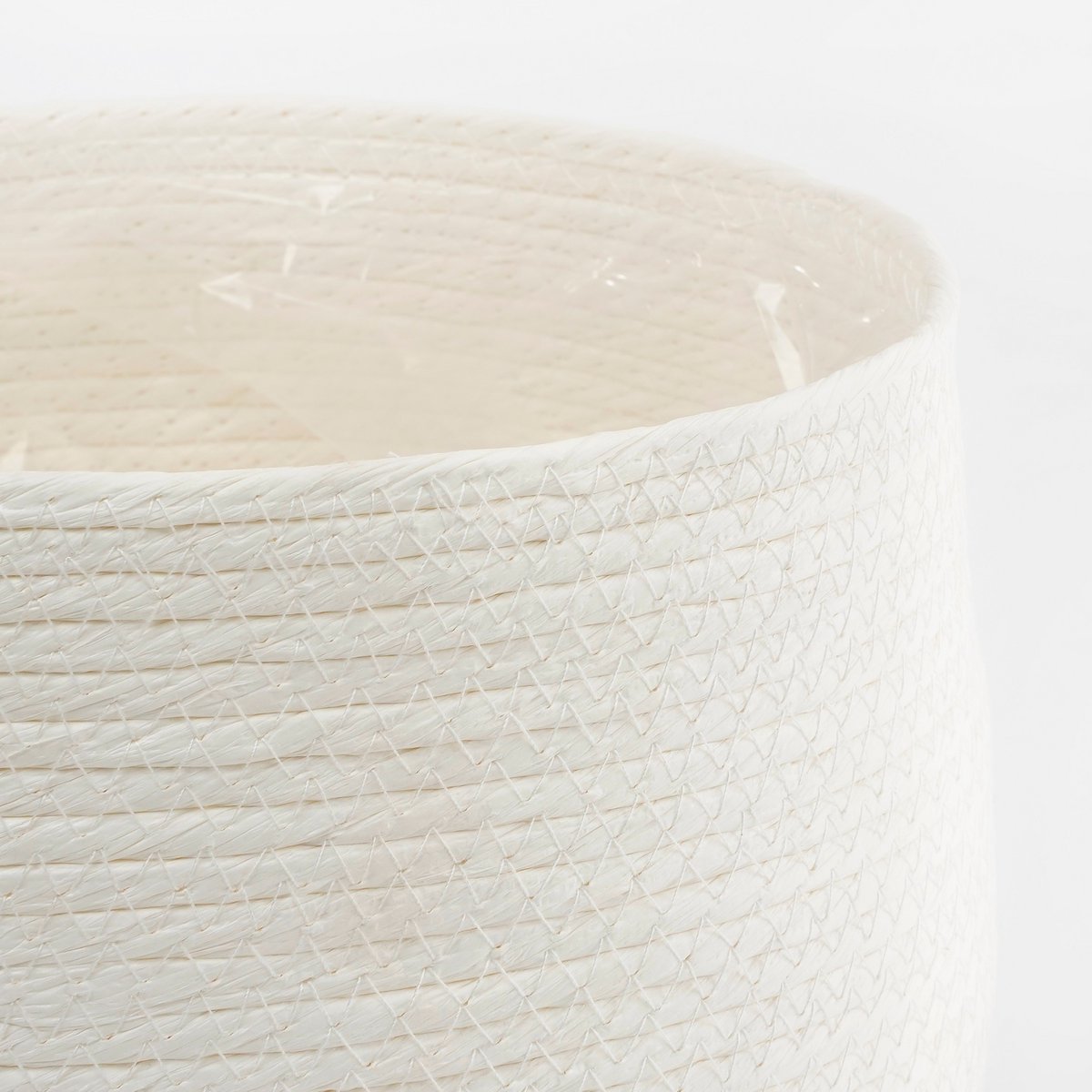 Jorck Plant Basket - Set of 3 - H24 x Ø26 cm - Off White