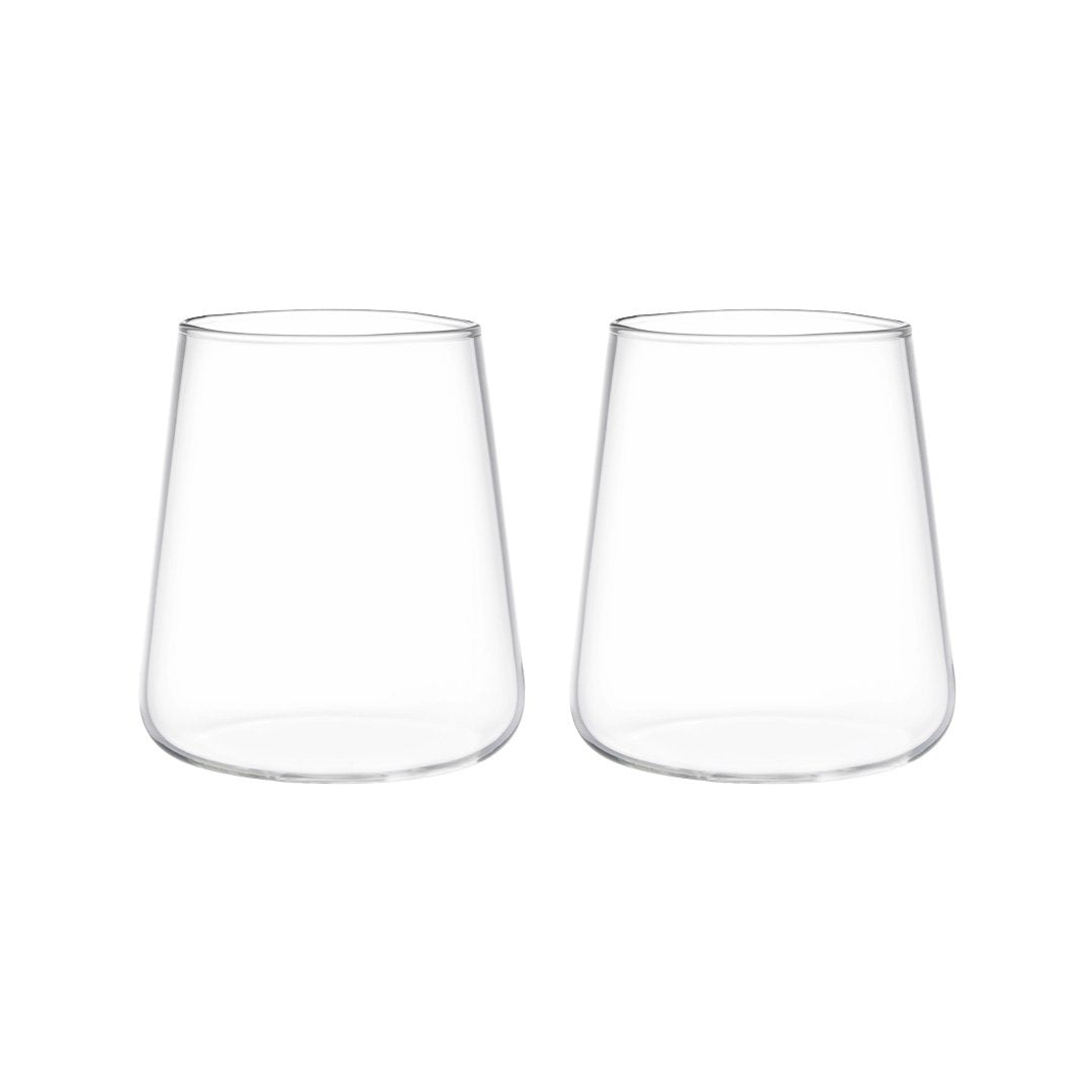 Aulica Waterglazen Set van 2 – 400ml Luxe Drinkglazen