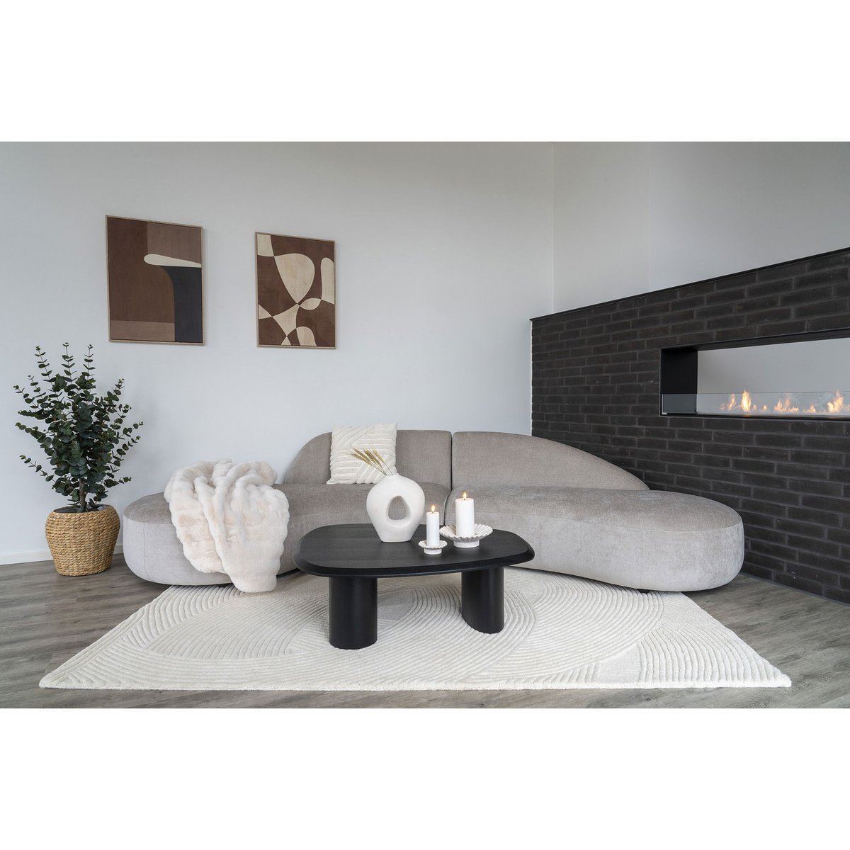 Keramieken Vaas – Wit – Scandinavisch Design