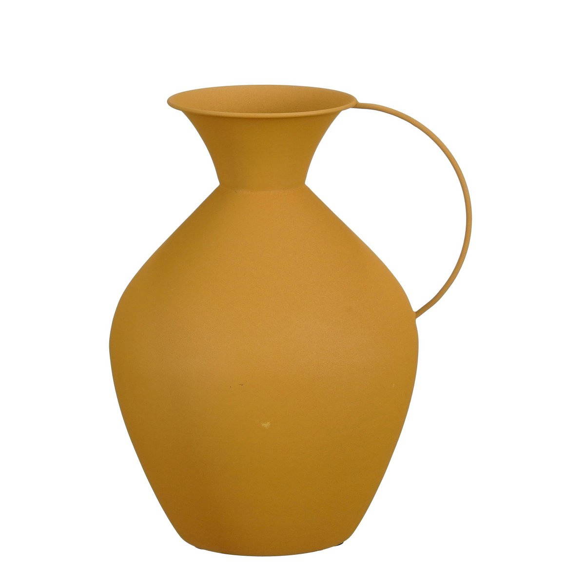 Gyge Vaas Geel - Metaal - L30 x B24 x H37cm |woon-meubel.nl