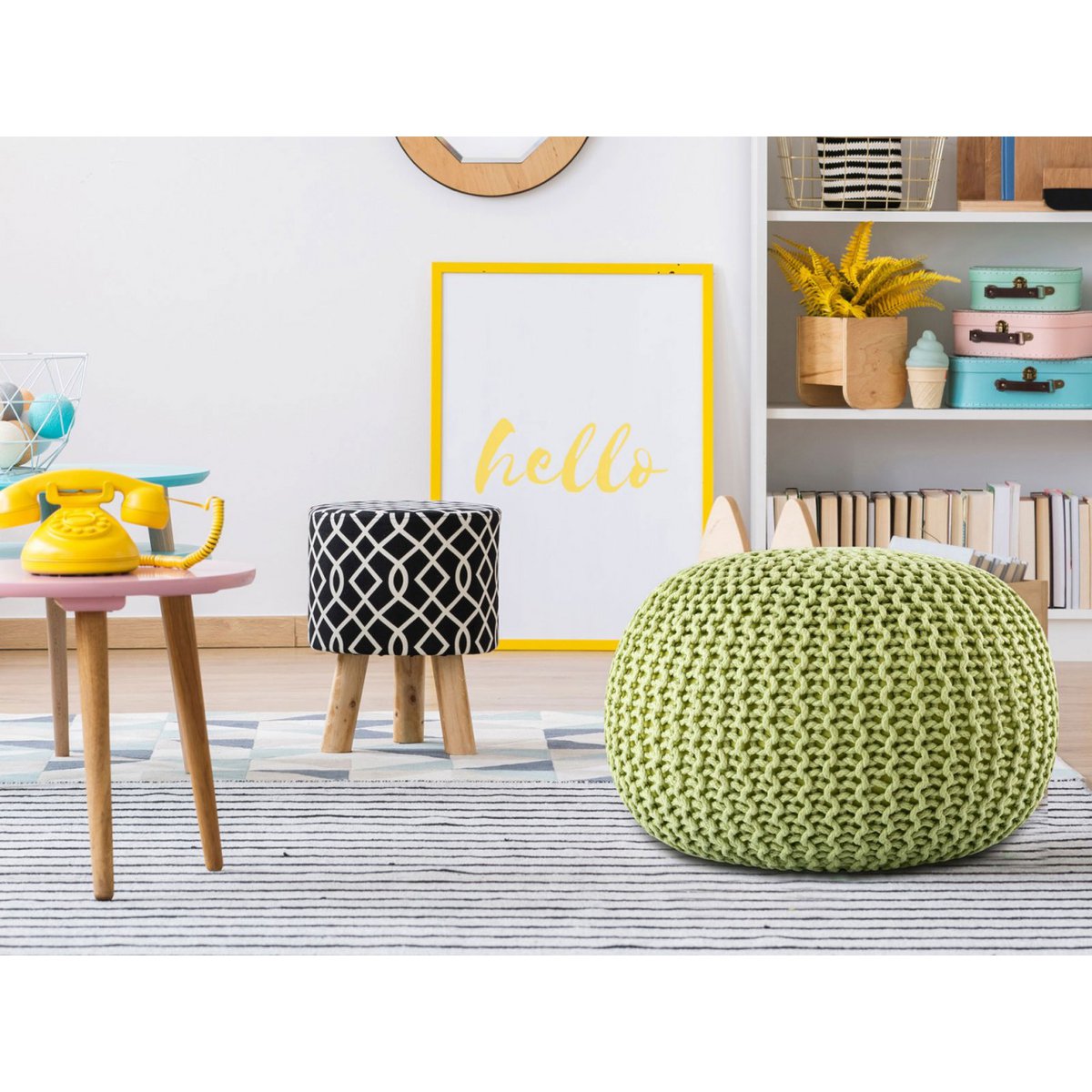 Voglrieder Buitenpoef – 100% Gerecycled Plastic – Waterdicht & Lichtgewicht – In 14 Kleuren