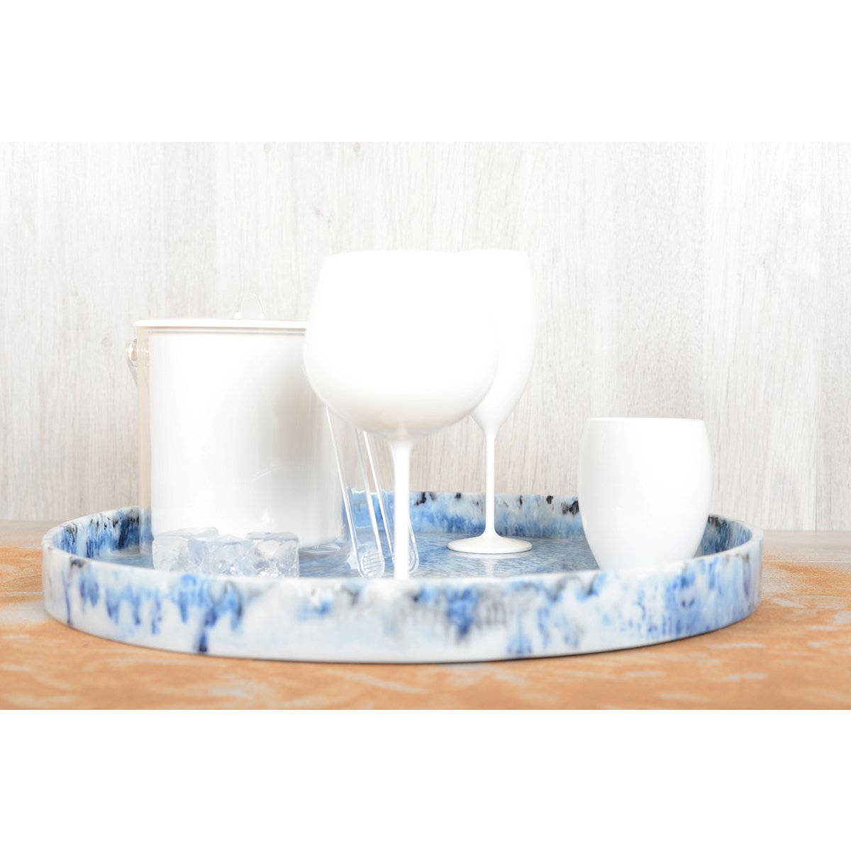 Aulica Wijnglazen Wit – Set van 6 Acryl – 460 ml |woon-meubel.nl