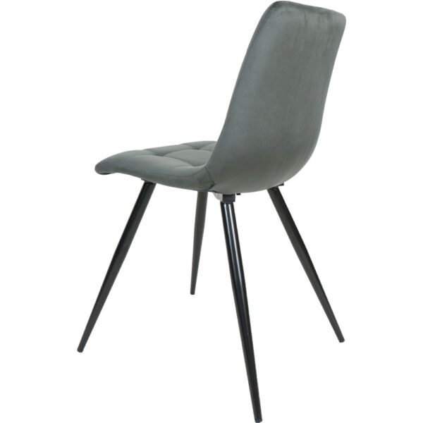 Eetkamerstoel Galgary Army Green 21 – Vintage Velvet |woon-meubel.nl