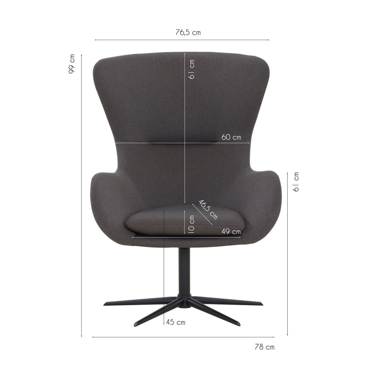 Fauteuil met draaifunctie | woon-meubel.nl