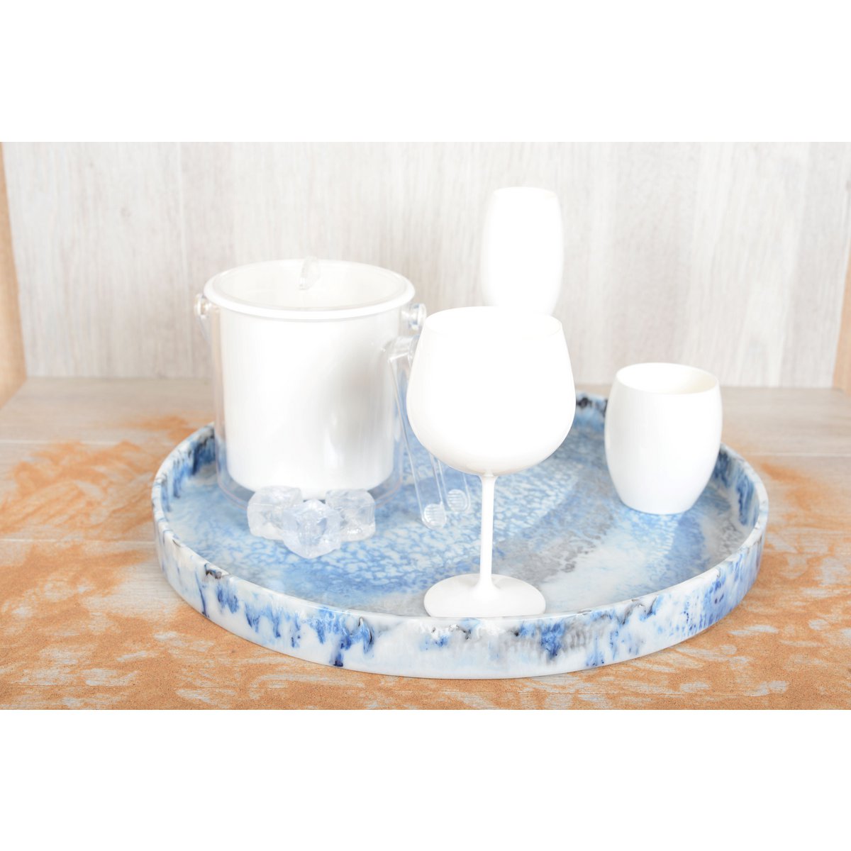 Aulica Wijnglazen Wit – Set van 6 Acryl – 460 ml |woon-meubel.nl