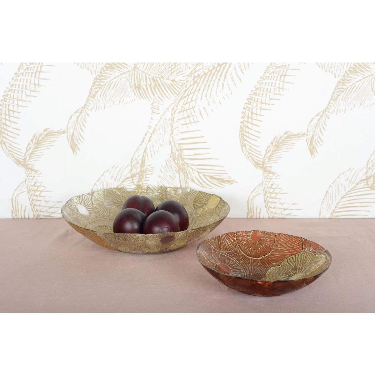 Golden Lotus Fruitschaal 33 cm – Aulica