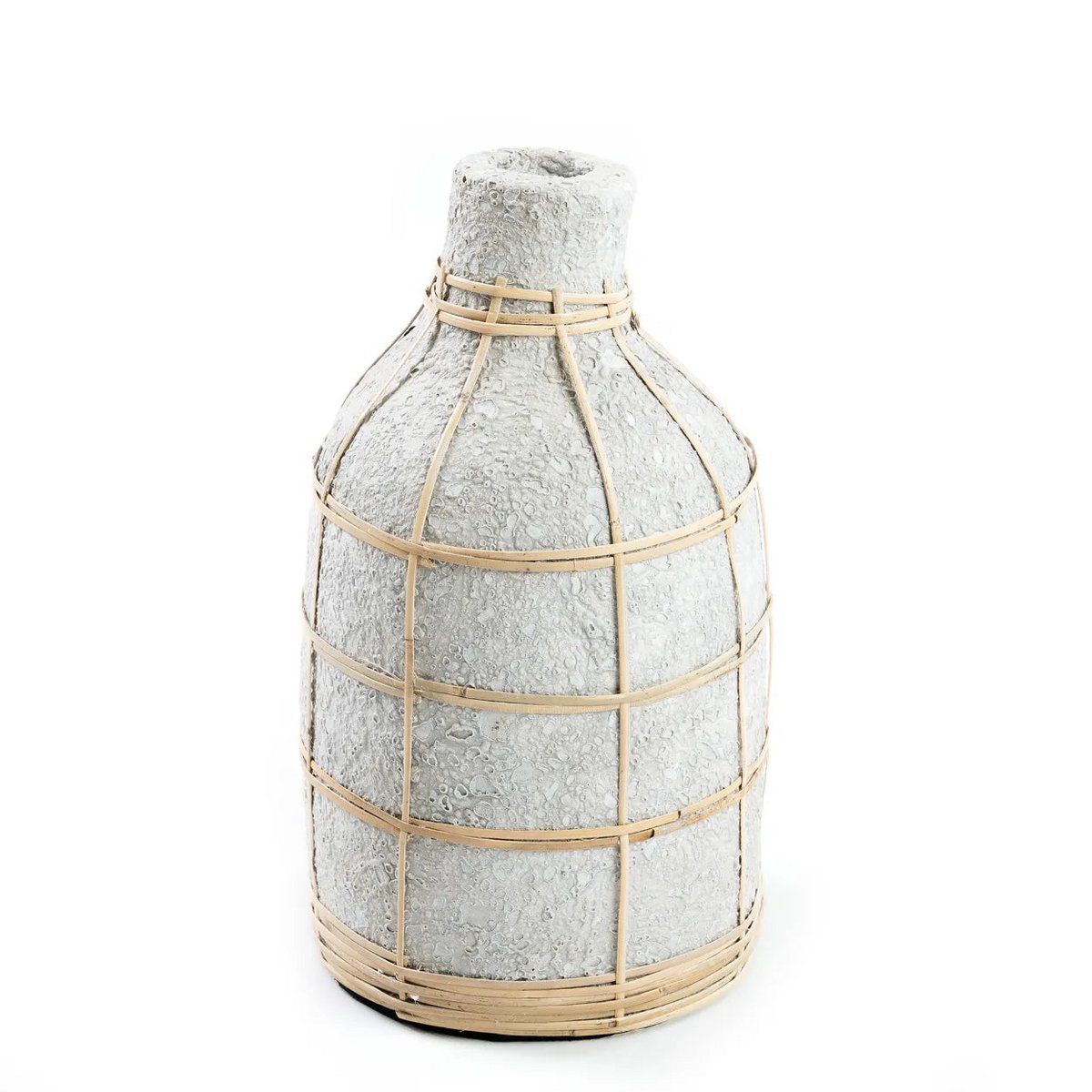 De Whoopy Vaas - Beton Naturel - L |woon-meubel.nl