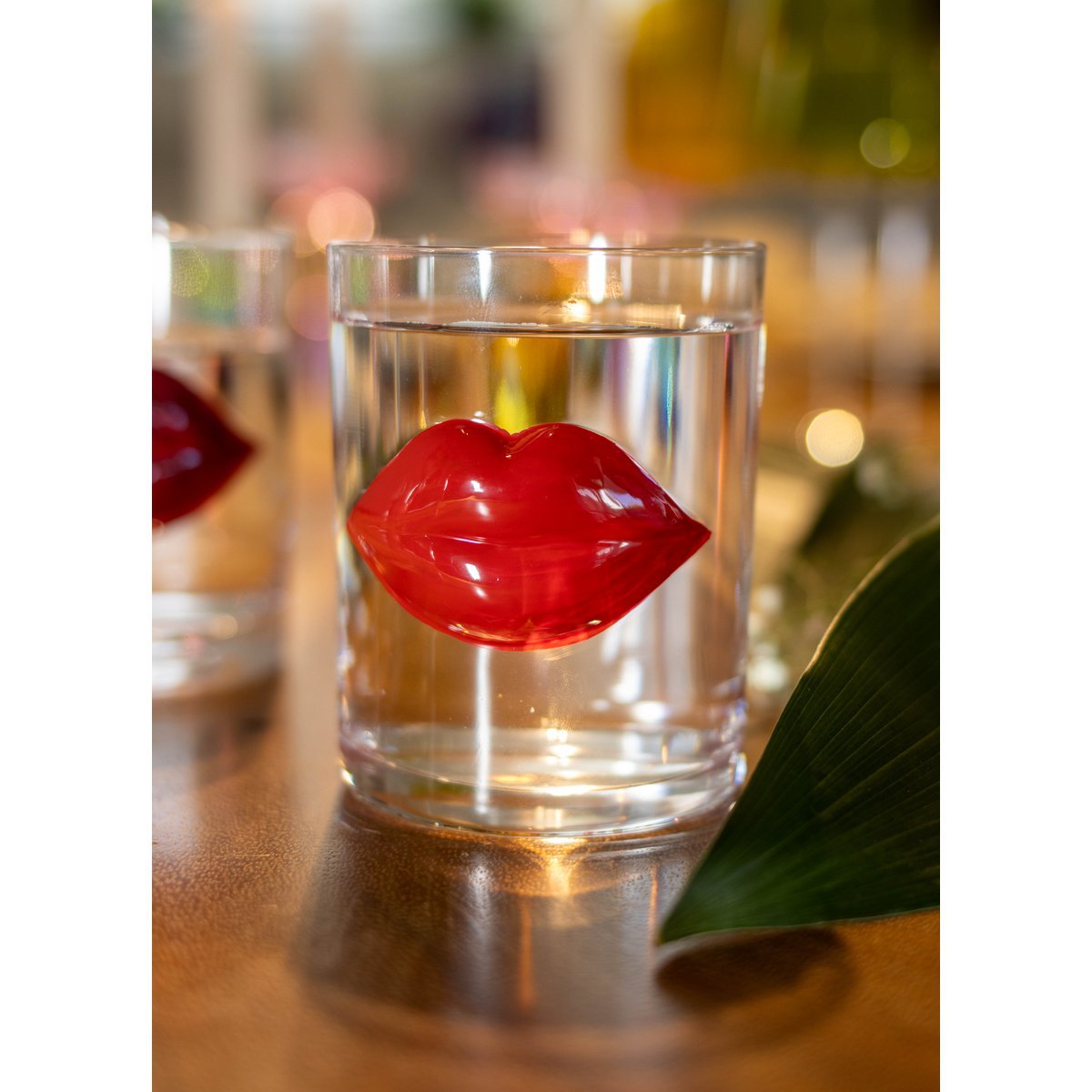 Waterglazen “Kus” – Set van 4 – Transparant Glas – Stijlvol Design