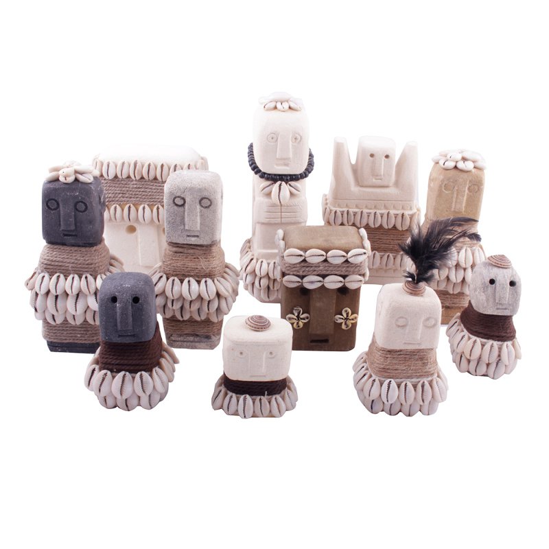 Shell Stone Man S.6 (set of 6)