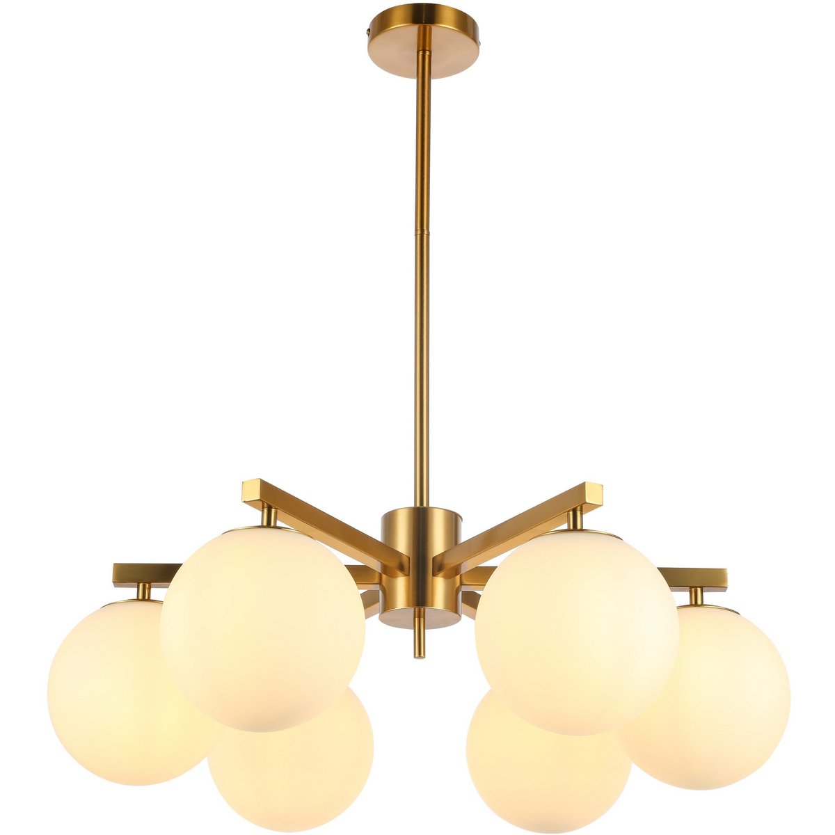 Pendant lamp Stella White 6-light