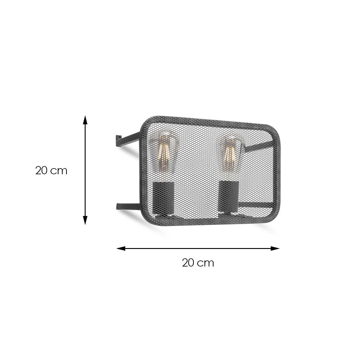 Modern Wall Lamp Weave | 30/15/20cm | Black | E27