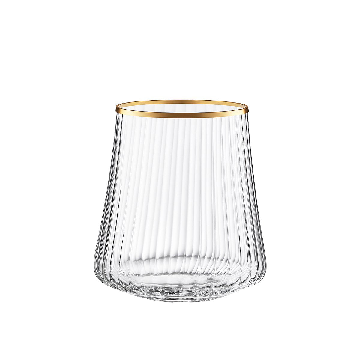 Waterglazen met Gouden Rand – Set van 6 – 350 ml – Luxe