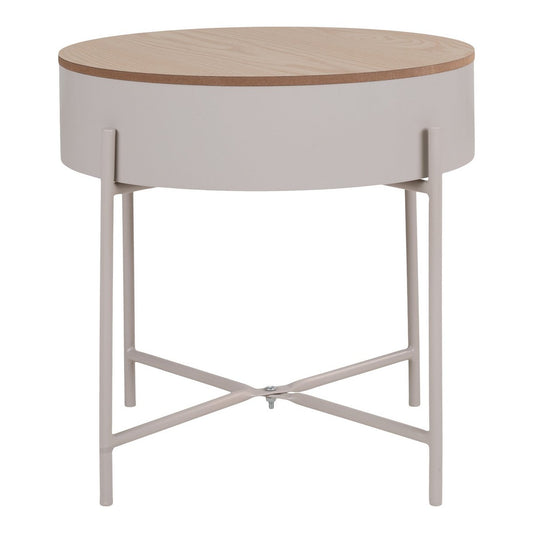 Sisco Bijzettafel – Ø40 cm – Beige Lichtgrijs | House Nordic