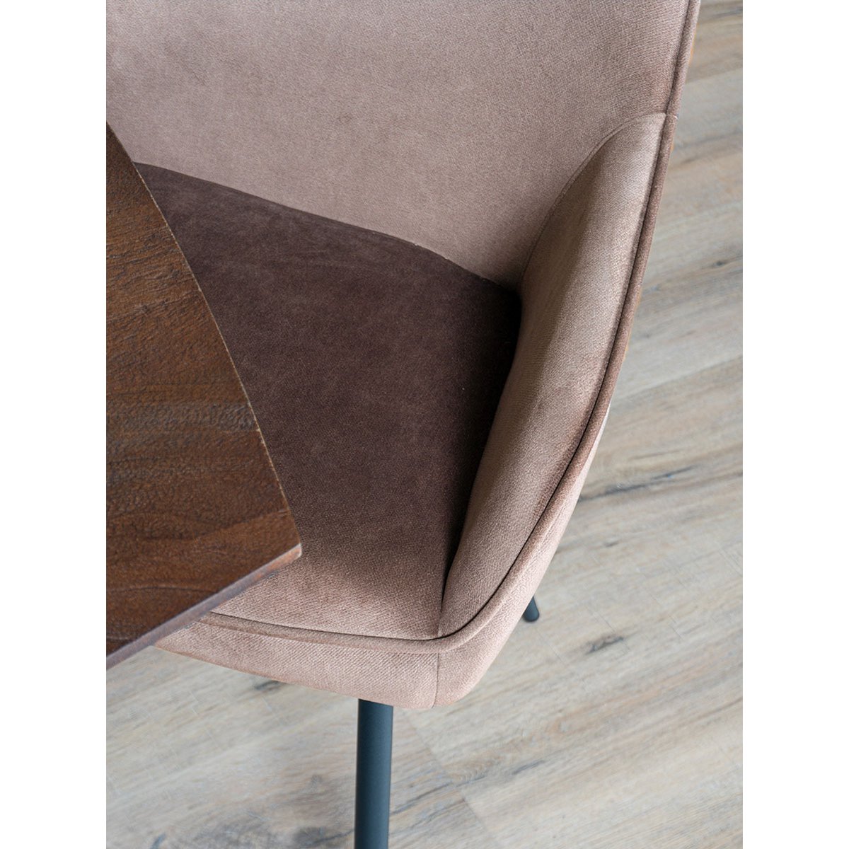 Eetkamerstoel Fenna – Ramses – Taupe |woon-meubel.nl