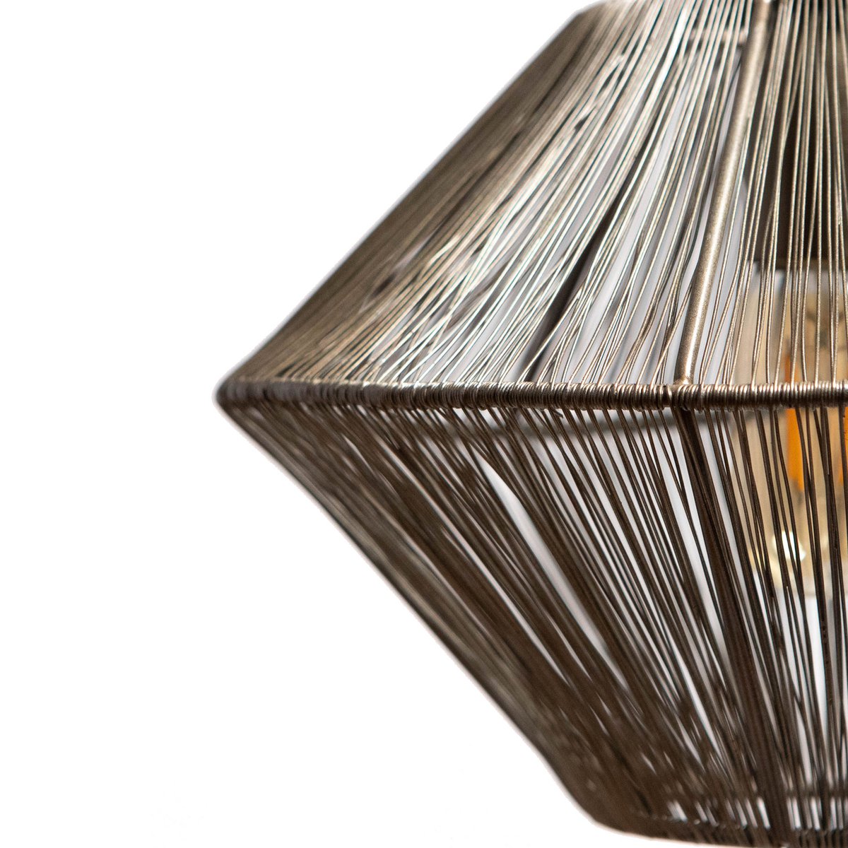 Pendant lamp CHARLY antique bronze Ø30x20cm