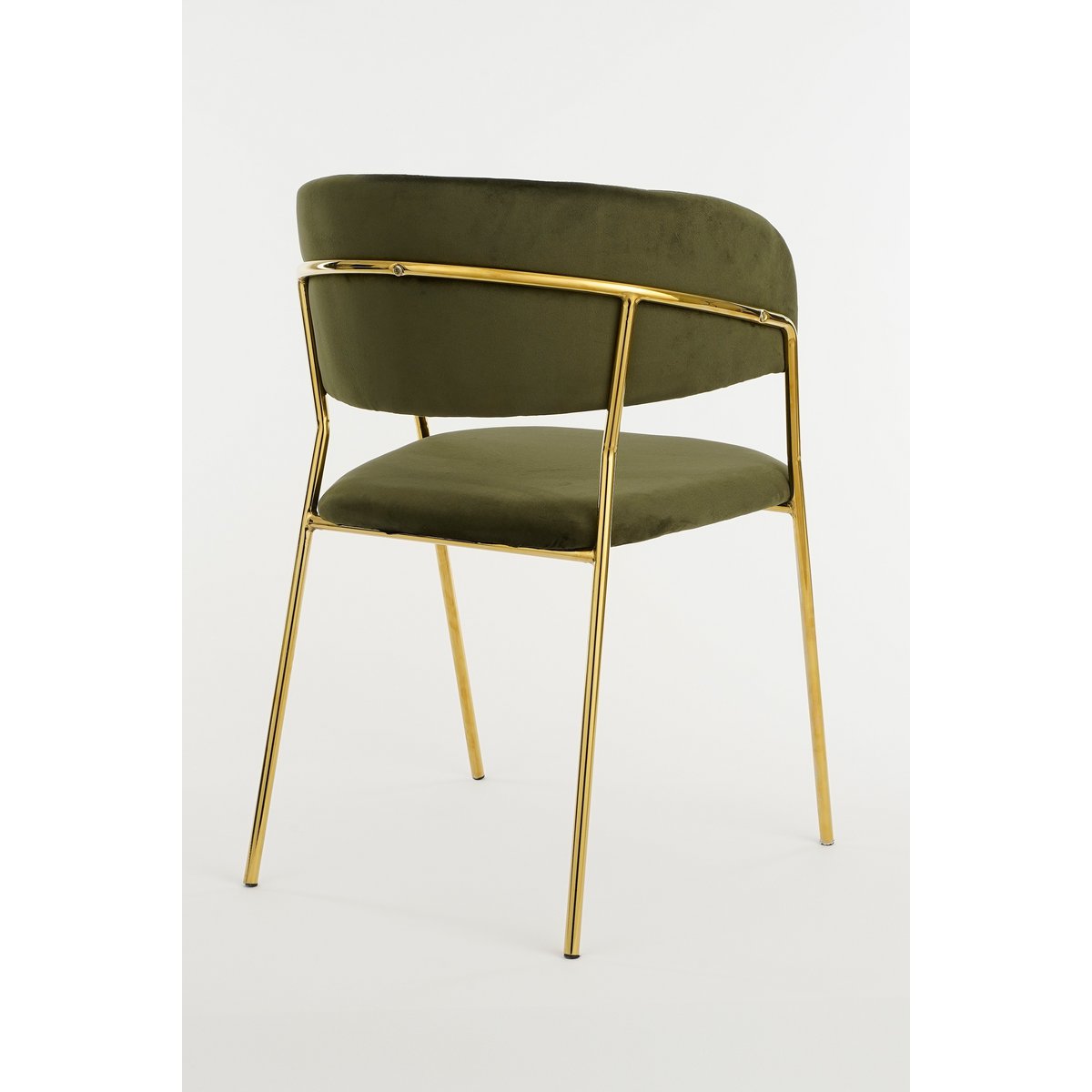 Moony Dining Chair - Velvet - Dark Green