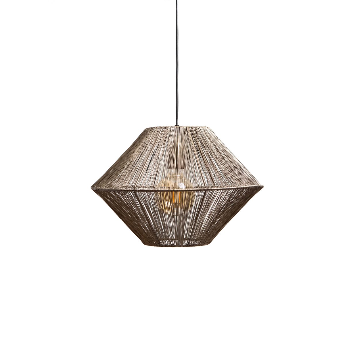 Pendant lamp CHARLY antique bronze Ø40x27cm