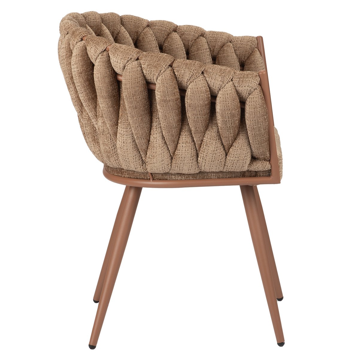 Golfstoel karamel - set van 2 - unieke design |woon-meubel.nl