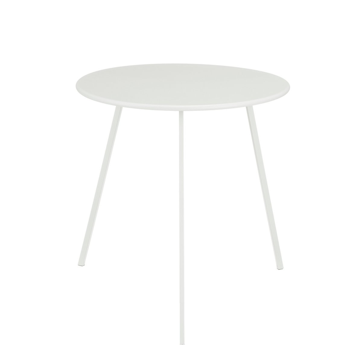 Seatle Bijzettafel Buiten Wit - Metaal |woon-meubel.nl