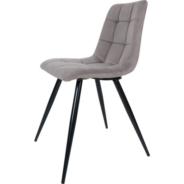 Eetkamerstoel Galgary Taupe – Vintage Velvet