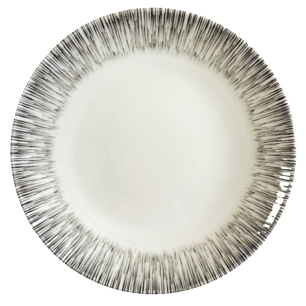 Dessertbord Porselein – Khaki – 20x20x1 cm – Aulica