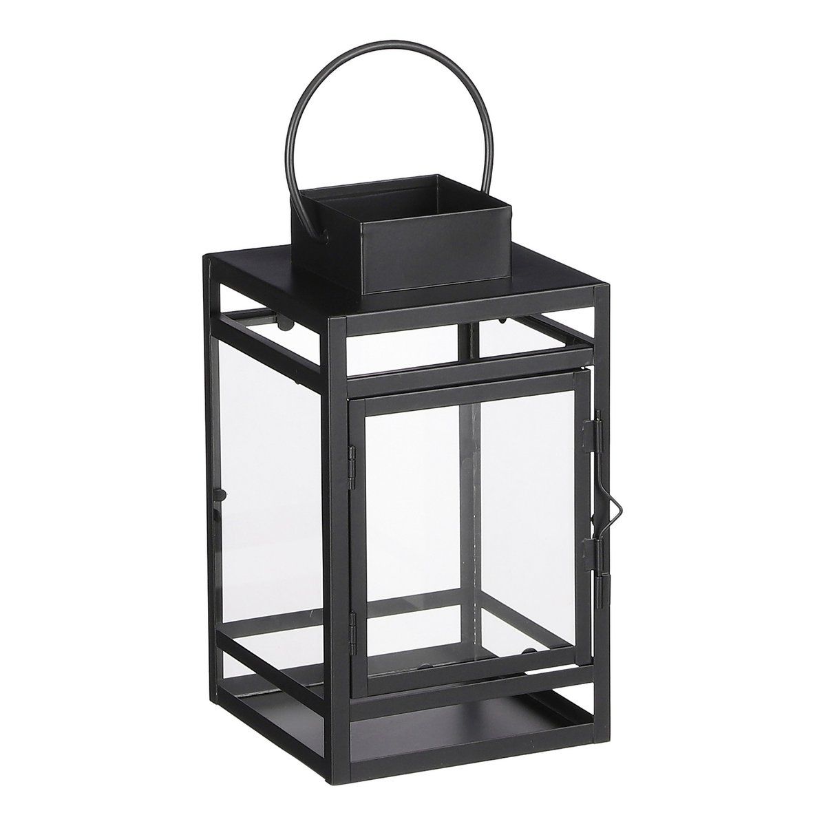 Storm Lantaarn - Zwart - L14 x B13 x H23 cm |woon-meubel.nl