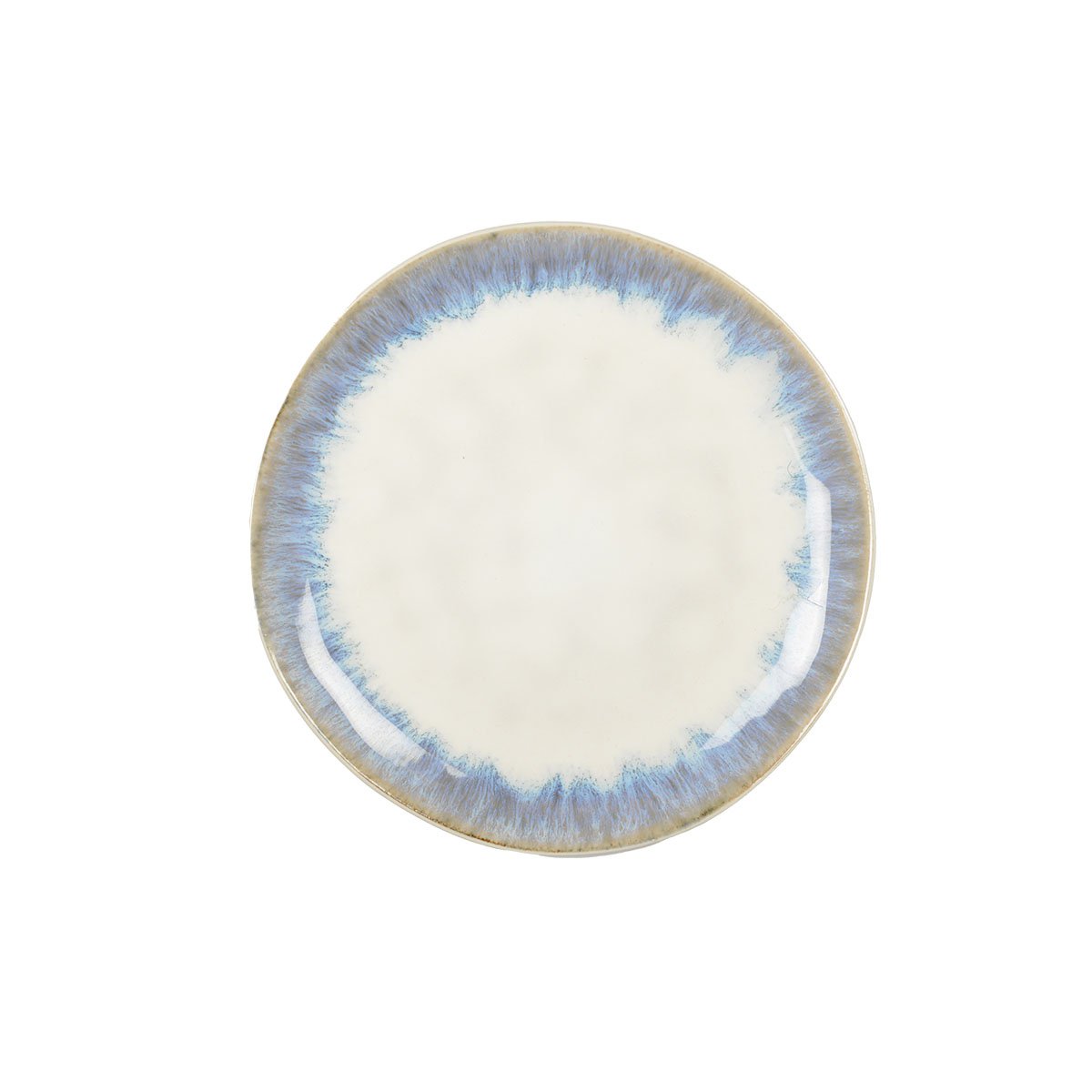 Lichtblauw Dessertbord Keramiek – Aulica | 20 cm | woon-meubel.nl