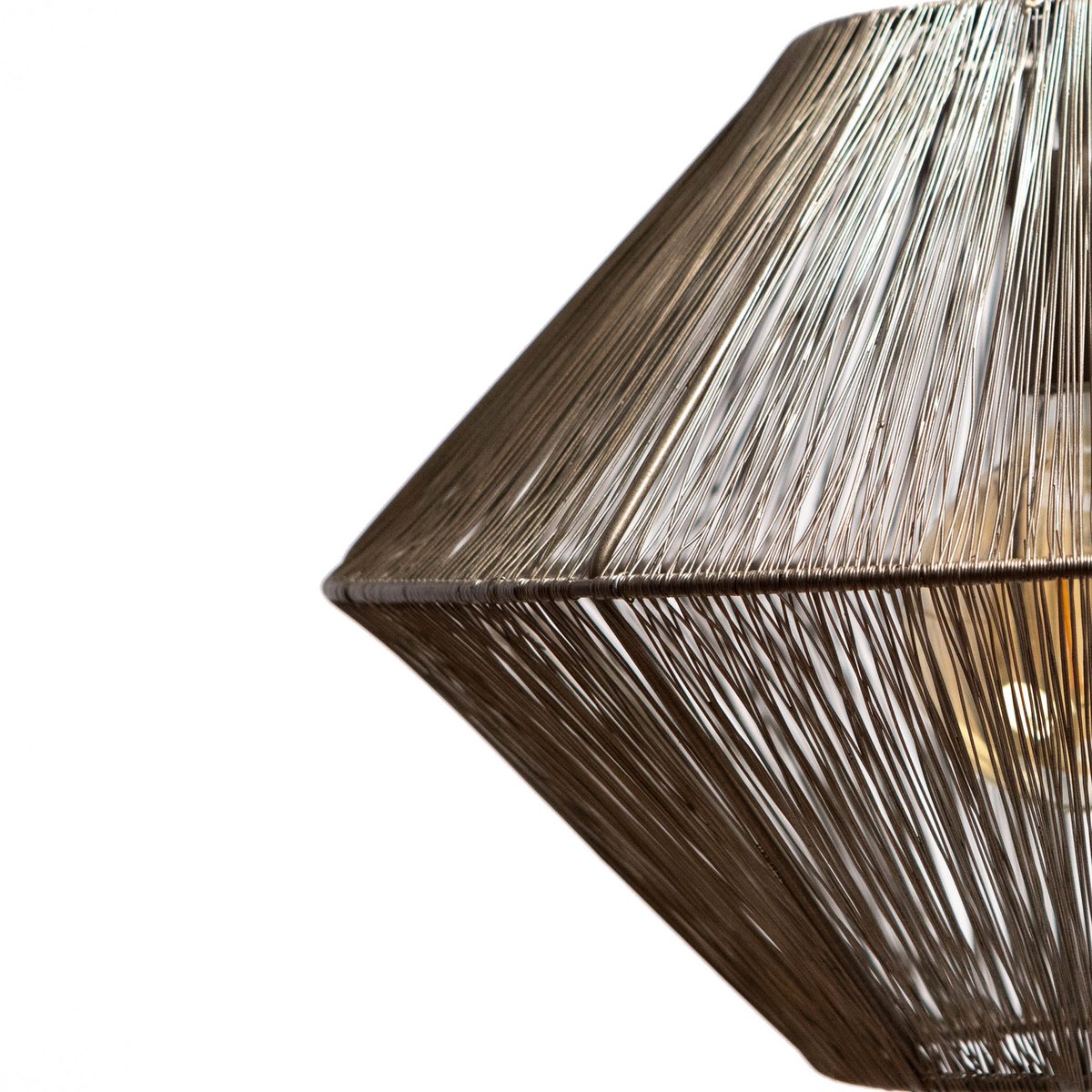 Pendant lamp CHARLY antique bronze Ø40x27cm