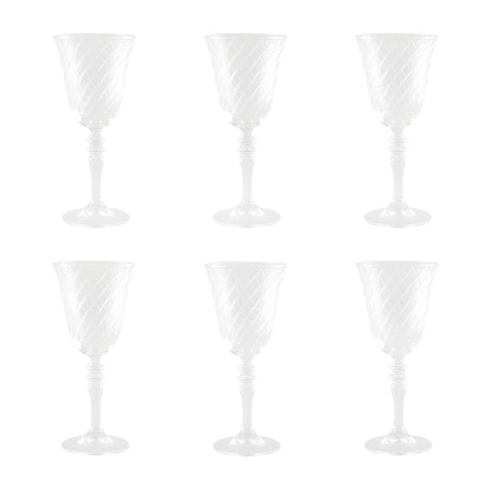 Wijnglazen Marie Design 20cm – Set van 6 |woon-meubel.nl