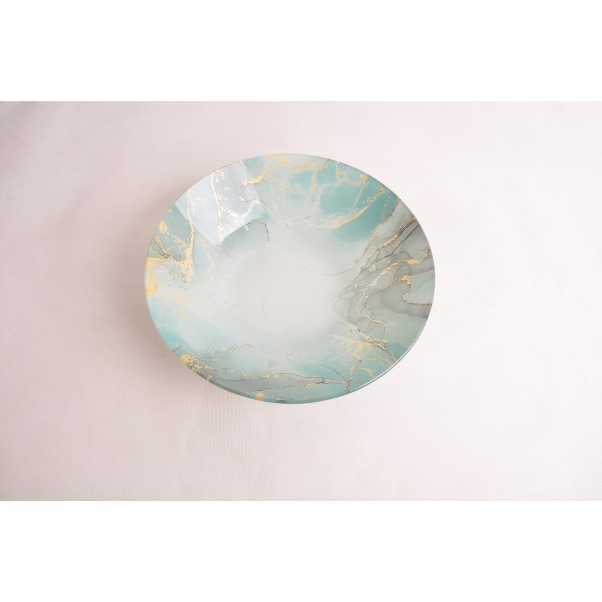 Océan Doré – 25 cm – Glas & Goud – Luxe Saladeschaal