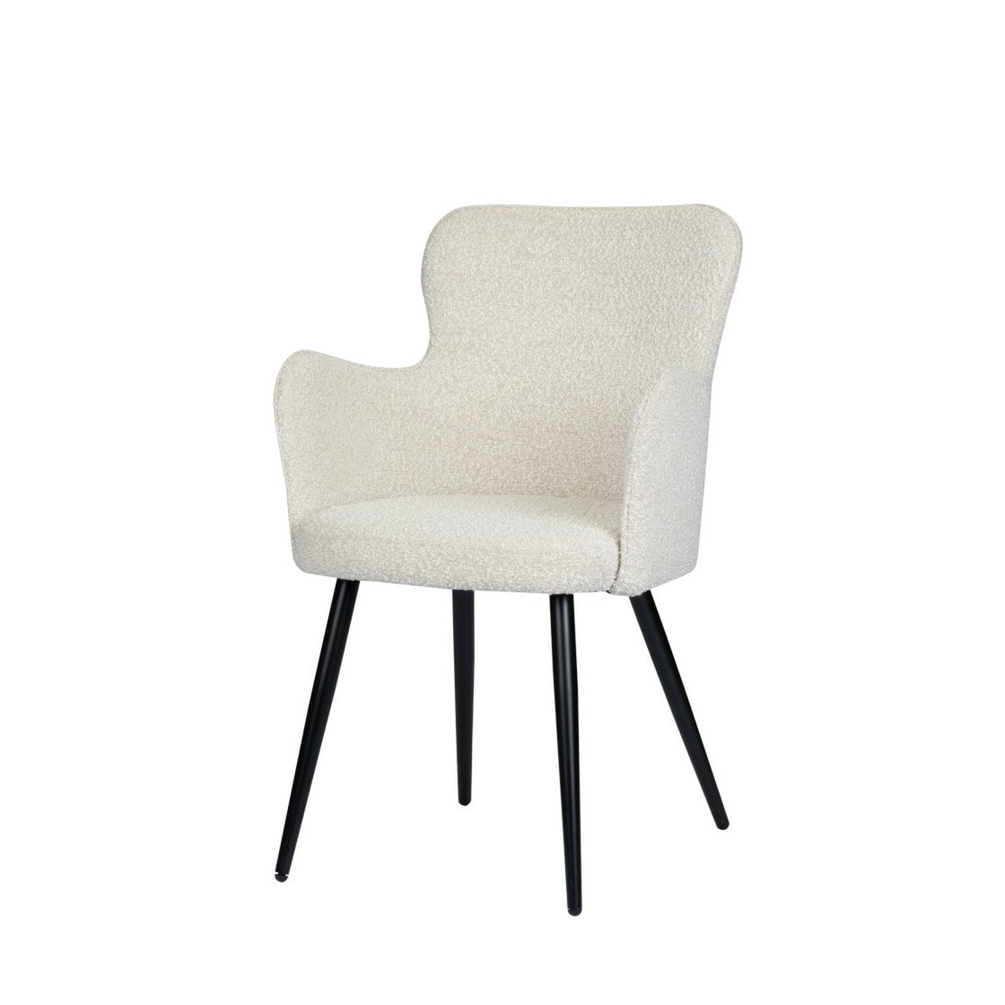 Pearl white wing chair (Set of 2)
