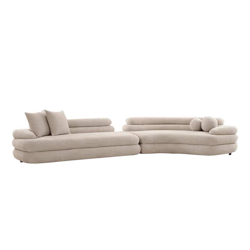 Bank Cairo 6-zits Beige Luxe & Majestueus Comfort|woon-meubel.nl