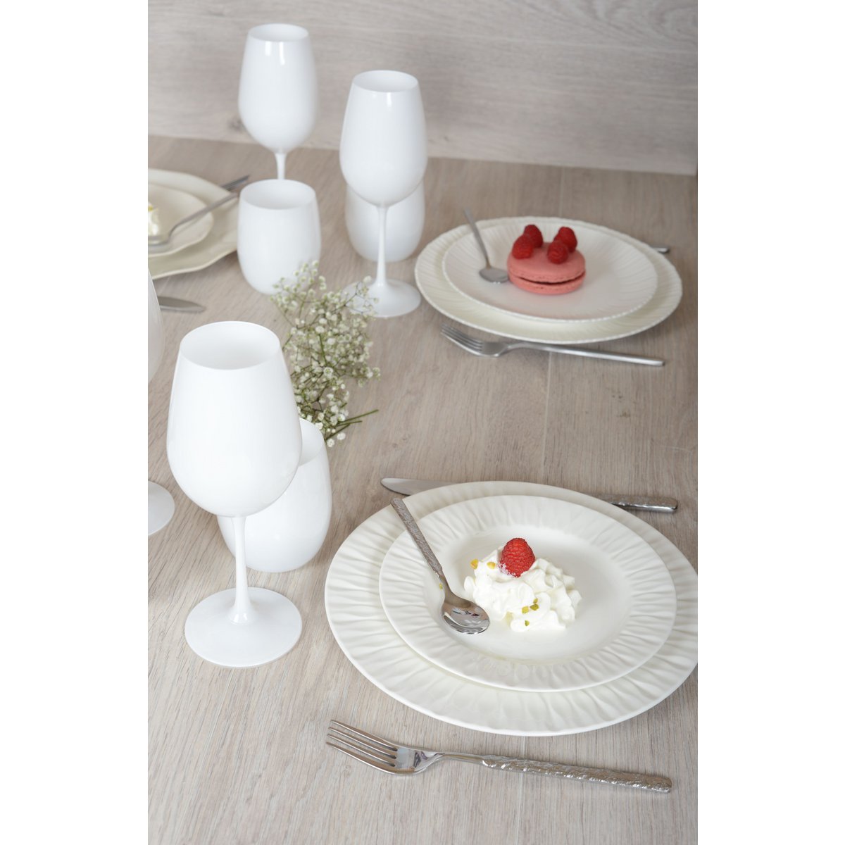 Aulica Lilia Witte Dinerbord 26,5 cm