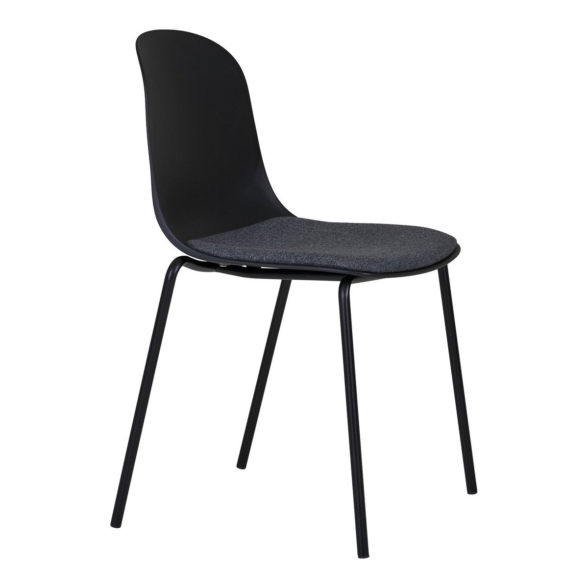 Zwarte eetkamerstoel comfortabel - Set van 2 | woon-meubel.nl